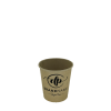 Customized printed 1 color single wall KRAFT paper cups 4oz