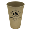 Customized printed 1 color single wall KRAFT paper cups 16oz