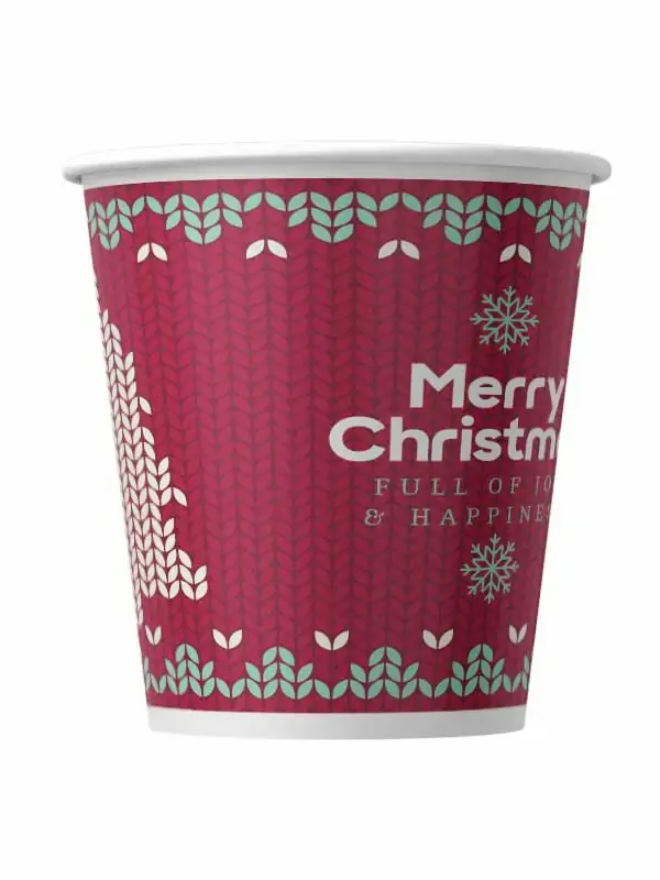 Custom Knitted Pattern Paper Cups Eco-Friendly Christmas Cups 8oz Personalized Sweater Design Cups Holiday Knitted Party Cups Biodegradable Holiday Cups with Custom Logo Red Christmas Sweater Cups 250ml Custom Printed Festive Cups Cozy Christmas Paper Cups Christmas Cups with Custom Text Holiday Paper Drinkware with Sweater Pattern, kubki do kawy z logo, kubki z nadrukiem własnym, kubki reklamowe z logo, kubki jednorazowe z nadrukiem, kubki personalizowane, świąteczne kubki z nadrukiem, kubki świąteczne na kawę, kubki na Boże Narodzenie, prezenty świąteczne z logo, świąteczne gadżety reklamowe, kubki ekologiczne z logo, kubki papierowe eko, kubki biodegradowalne z nadrukiem, kubki z papieru kraftowego, kubki przyjazne środowisku