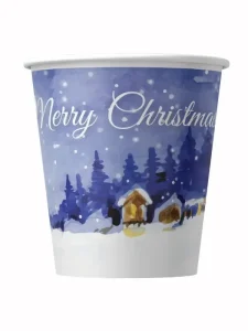 Custom Winter Scene Paper Cups Eco-Friendly Christmas Cups 8oz Personalized Snowy Village Cups Scenic Christmas Party Cups Biodegradable Holiday Cups with Custom Logo Snowy Village Christmas Cups 250ml Custom Printed Festive Cups Winter Village Paper Cups Christmas Cups with Custom Text Holiday Paper Drinkware with Village Scene, kubki do kawy z logo, kubki z nadrukiem własnym, kubki reklamowe z logo, kubki jednorazowe z nadrukiem, kubki personalizowane, świąteczne kubki z nadrukiem, kubki świąteczne na kawę, kubki na Boże Narodzenie, prezenty świąteczne z logo, świąteczne gadżety reklamowe, kubki ekologiczne z logo, kubki papierowe eko, kubki biodegradowalne z nadrukiem, kubki z papieru kraftowego, kubki przyjazne środowisku