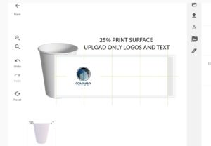 How to create a cup design